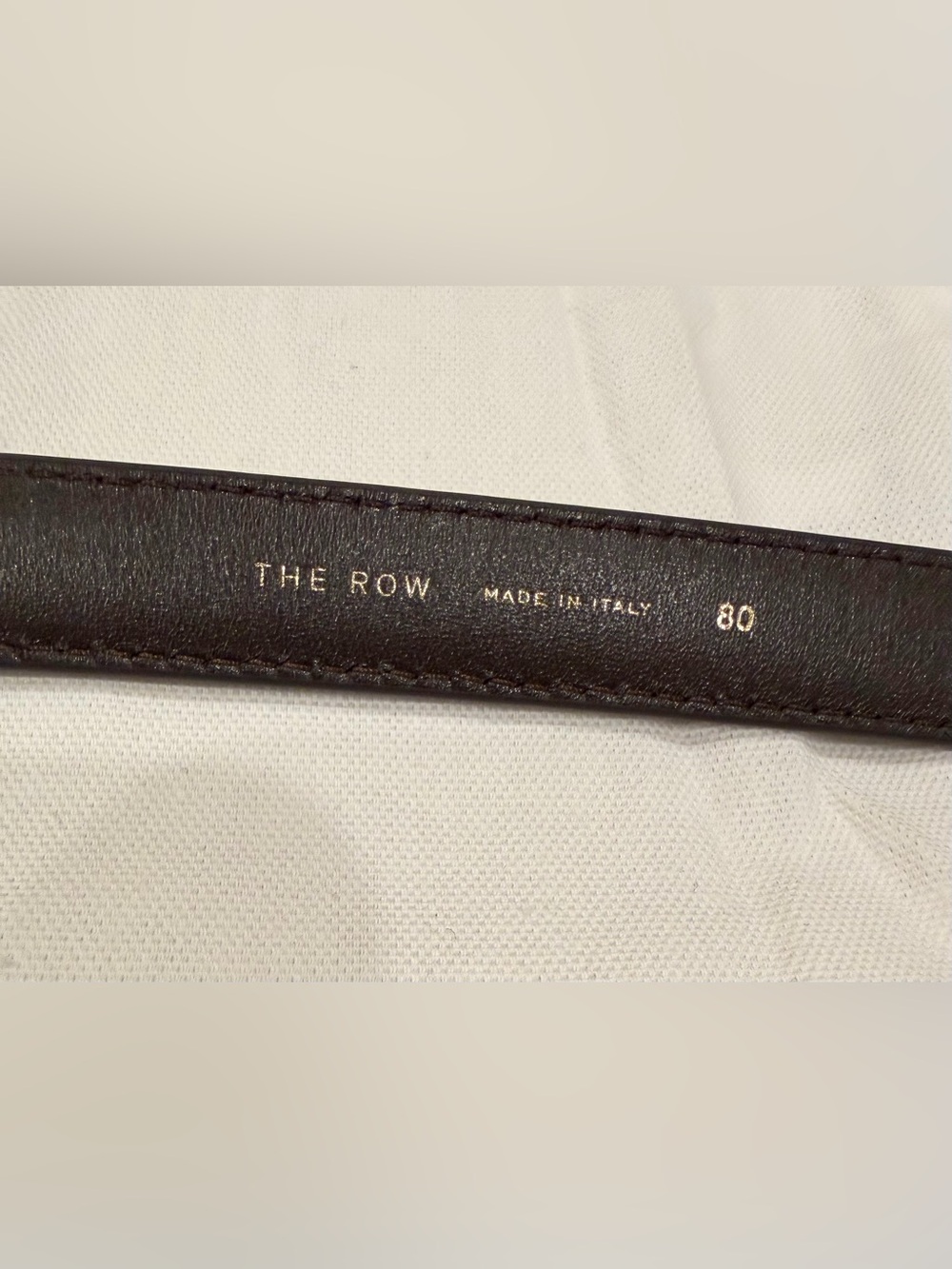 NWT The Row Ring Belt Brown/Gold Size 80 - Picture 5 of 10